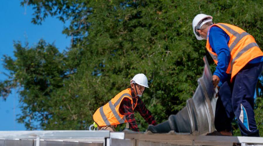 Professional new roof installation services in Larwill, IN